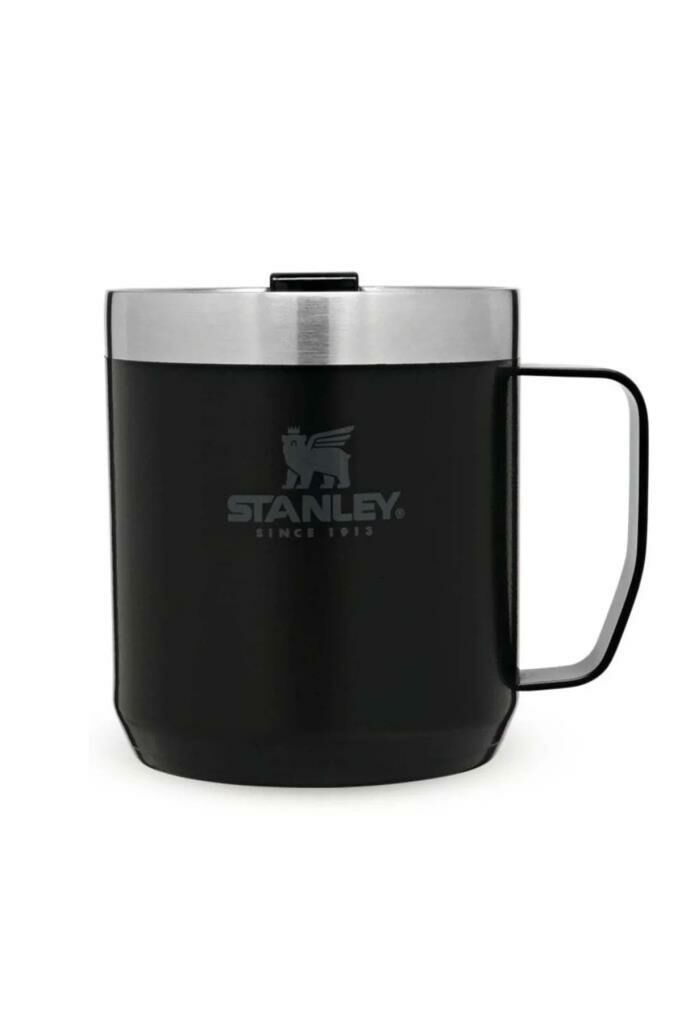 Stanley Klasik Paslanmaz Çelik Siyah Termos Bardak 0,35 LT