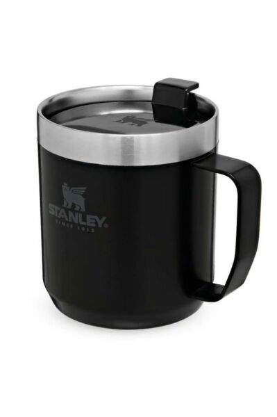 Stanley Klasik Paslanmaz Çelik Siyah Termos Bardak 0,35 LT