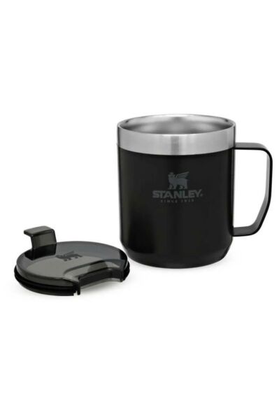 Stanley Klasik Paslanmaz Çelik Siyah Termos Bardak 0,35 LT