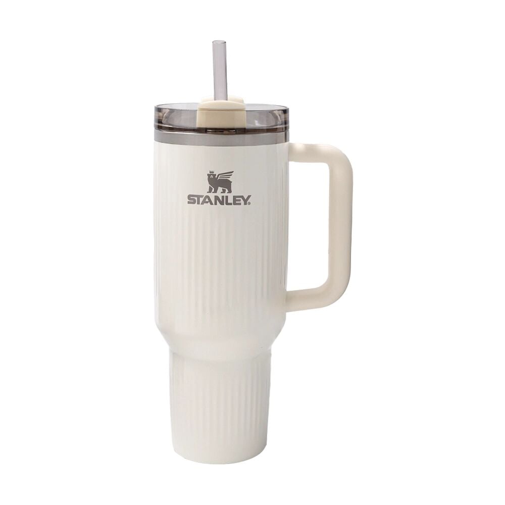 Stanley Quencher H2.0 Fluted Pipetli Termos 1,18 L Krem