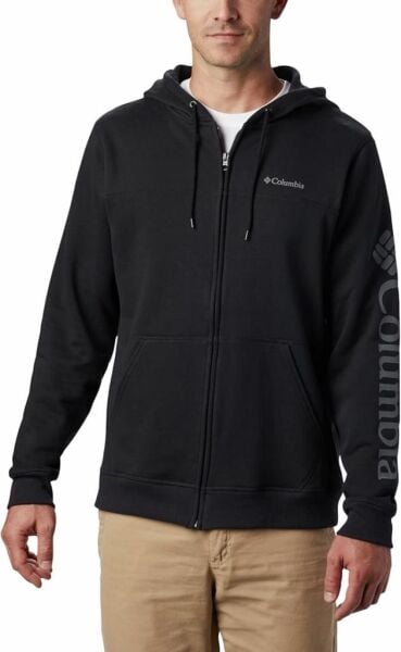 Columbia Logo Fermuarlı Erkek Sweatshirt