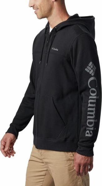 Columbia Logo Fermuarlı Erkek Sweatshirt
