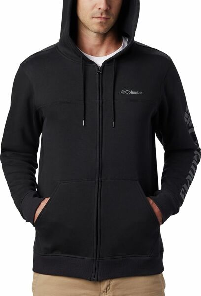 Columbia Logo Fermuarlı Erkek Sweatshirt