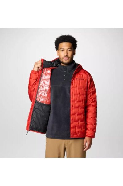 Columbia Delta Ridge Down Hooded Erkek Kaz Tüyü Mont