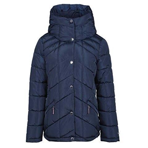 Tommy Hilfiger Kadın Mont Lacivert