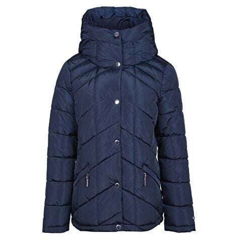 Tommy Hilfiger Kadın Mont Lacivert