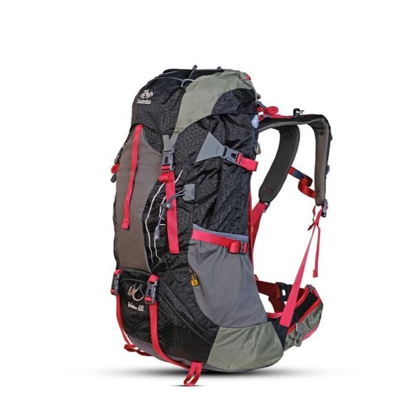 Milo Senterlan Cave 65 LT Sırt Çantası S2188-4-CAVE-BLACK/RED