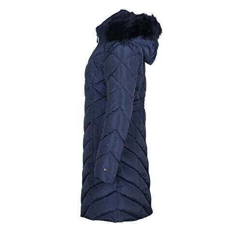 Tommy Hilfiger Kadın Mont Lacivert TW2MP186-NVY