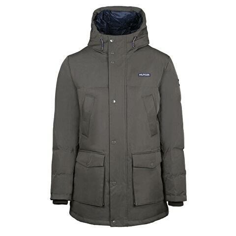 Tommy Hilfiger Arctic Cloth Parka Erkek Mont Yeşil