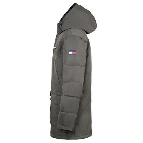 Tommy Hilfiger Arctic Cloth Parka Erkek Mont Yeşil