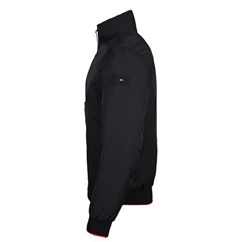 Tommy Hilfiger Flex Stretch Bomber Jacket Erkek Mont Siyah