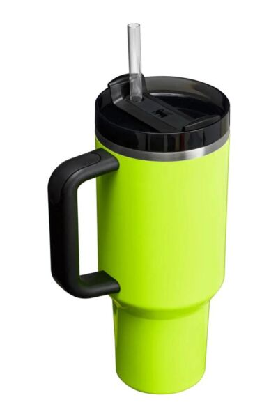 Stanley Quencher Pipetli Termos 1,18 Lt Neon Sarı