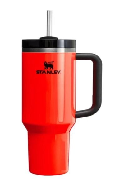 Quencher Pipetli Termos 1,18 Lt Neon Turuncu