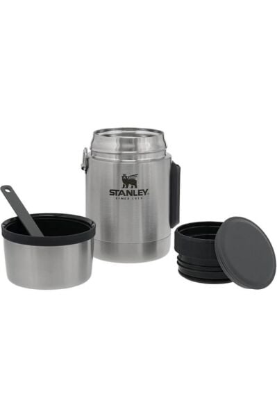 Stanley Adventure Kaşıklı 0,53 Litre Çelik Yemek Termosu - Çelik