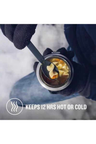 Stanley Adventure Kaşıklı 0,53 Litre Çelik Yemek Termosu - Çelik