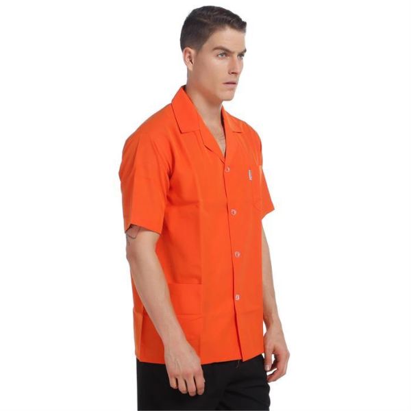 İş Ceketi Kısa Kol Turuncu