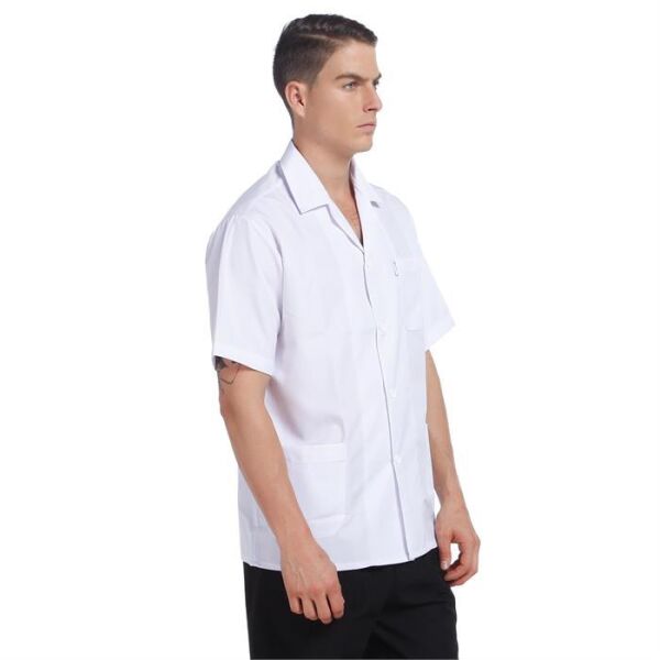 İş Ceketi Kısa Kol Beyaz