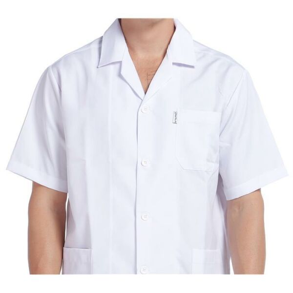 İş Ceketi Kısa Kol Beyaz