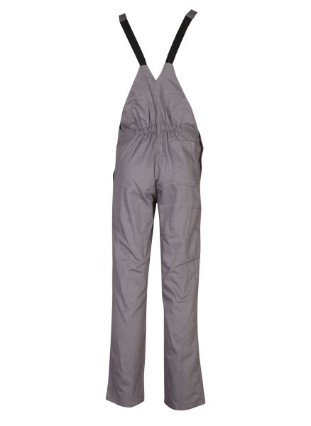 Askılı Bahçevan Tulumu Gabardin Gri