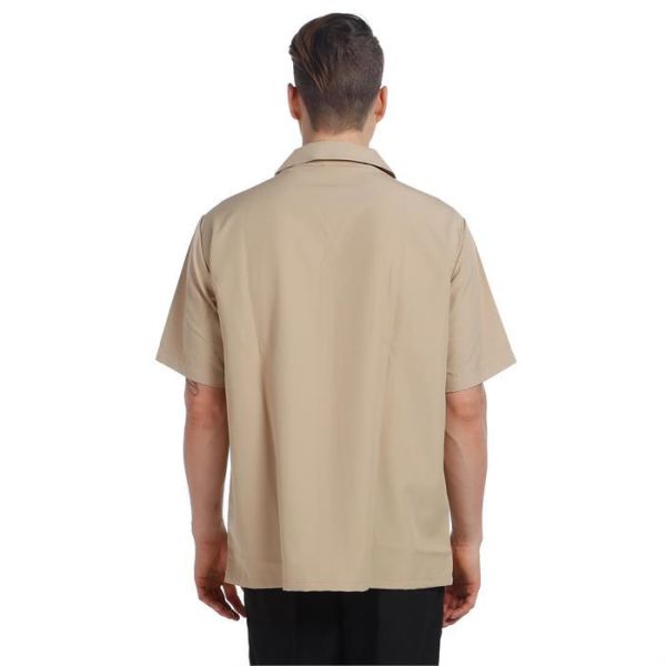 İş Ceketi Kısa Kol Bej