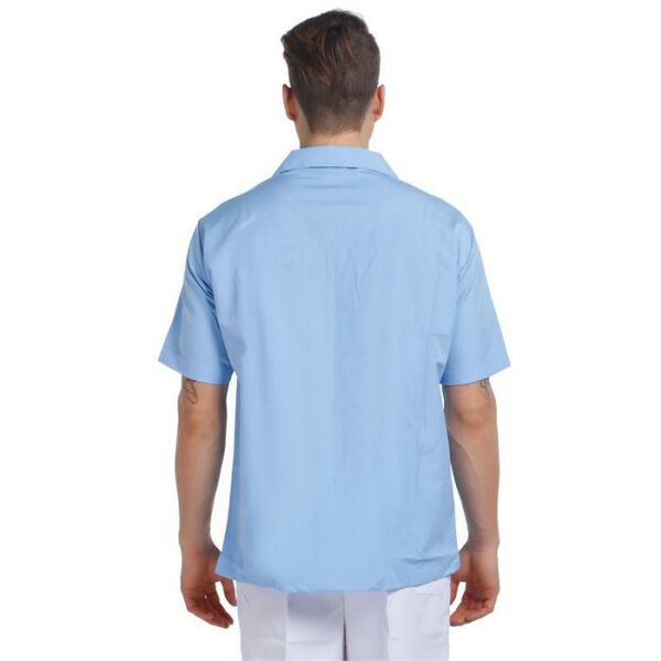 İş Ceketi Kısa Kol Açık Mavi