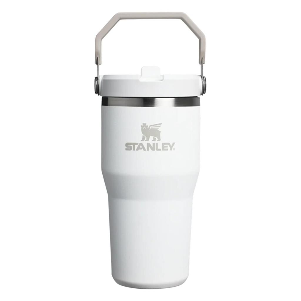 Stanley The IceFlow™ Flip Straw 2.0 Tumbler 0.6L / 20oz Beyaz Termos