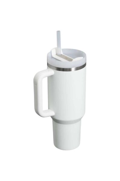 Stanley Quencher Pipetli 1.18 Lt Beyaz Termos