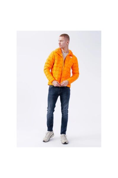 The North Face Eco Hoodie 2.0 Erkek Turuncu Kapüşonlu Mont