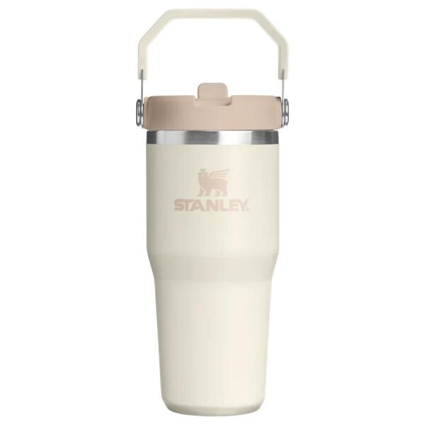 Stanley The IceFlow Flip Straw Pipetli Termos Bardak 0,41 LT | Krem
