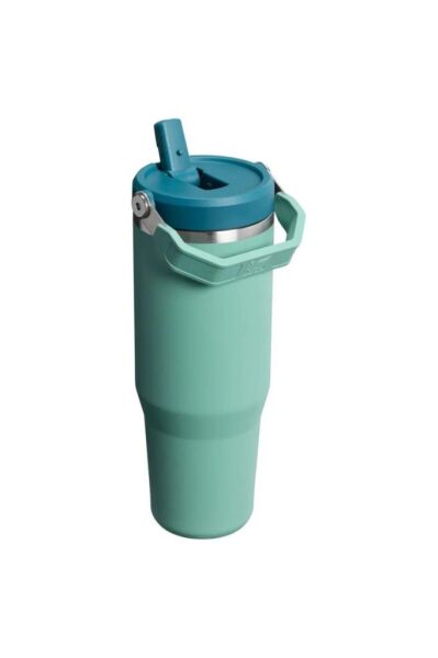 Stanley The IceFlow Flip Straw Pipetli Termos Bardak 0,89 LT | Yeşil