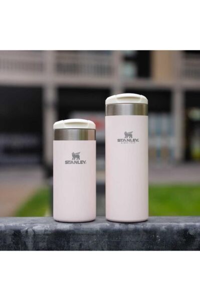 The AeroLight™ Transit Mug .47L / 16oz Rose Quartz Metallic