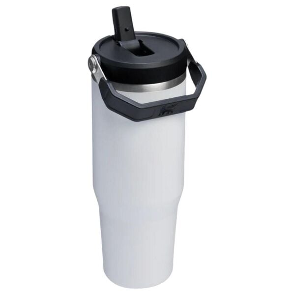 Stanley The IceFlow Flip Straw Pipetli Termos Bardak 0,89 LT | Beyaz