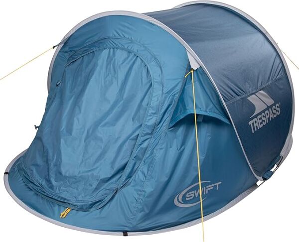 Tresspass Patterned Pop-Up Su Geçirmez Çift Kişilik Çadır