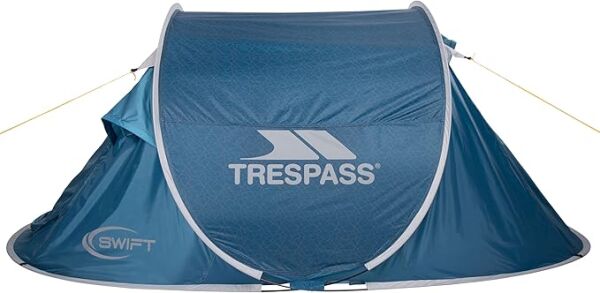 Tresspass Patterned Pop-Up Su Geçirmez Çift Kişilik Çadır