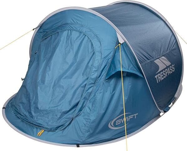 Tresspass Patterned Pop-Up Su Geçirmez Çift Kişilik Çadır