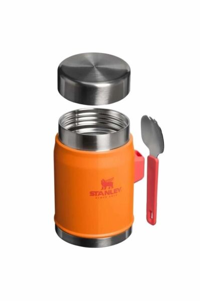 Stanley Classic Legendary Yemek Termosu Kaşıklı 0,4 L | Turuncu