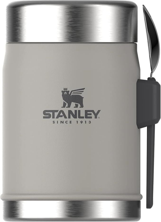 Stanley Classic Legendary Yemek Termosu Kaşıklı 0,4 L Gri