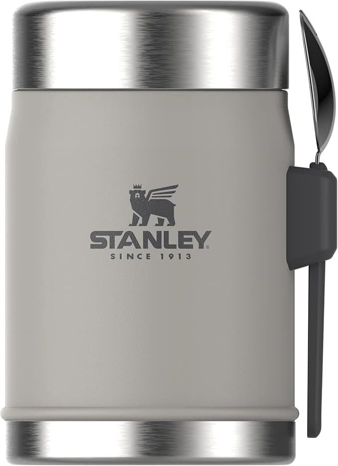 Stanley Classic Legendary Yemek Termosu Kaşıklı 0,4 L Gri