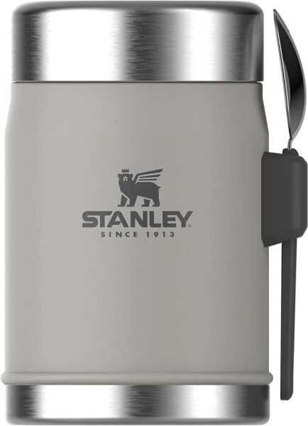 Stanley Classic Legendary Yemek Termosu Kaşıklı 0,4 L Gri