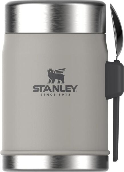Stanley Classic Legendary Yemek Termosu Kaşıklı 0,4 L Gri