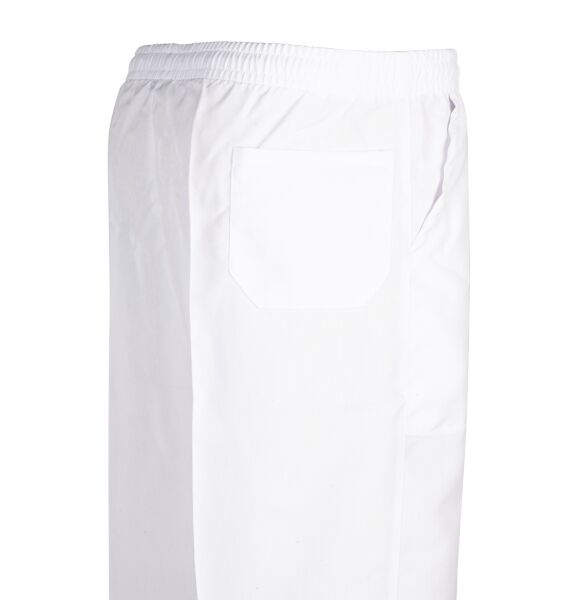 Lastikli Pantolon Beyaz